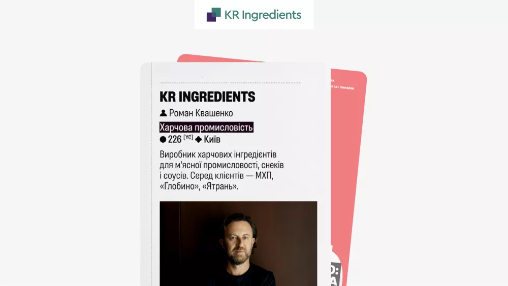 KR Ingredients Has Been Included in the Forbes Next 250 List - 1